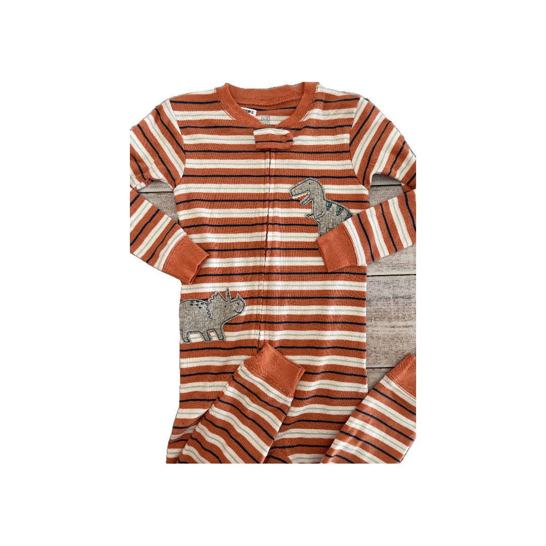 Carters Boys Stripe | orange Pajamas Size: 2T Stripe | orange