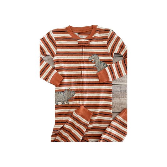 Carters Boys Stripe | orange Pajamas Size: 2T Stripe | orange