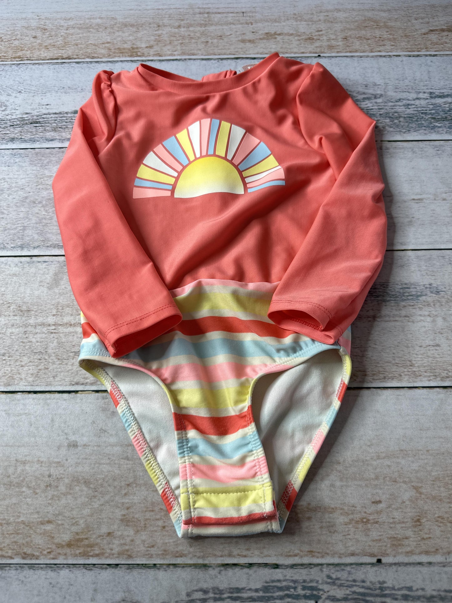Cat & Jack Girls Stripe | Sun Swimwear Size: 3T Stripe | Sun
