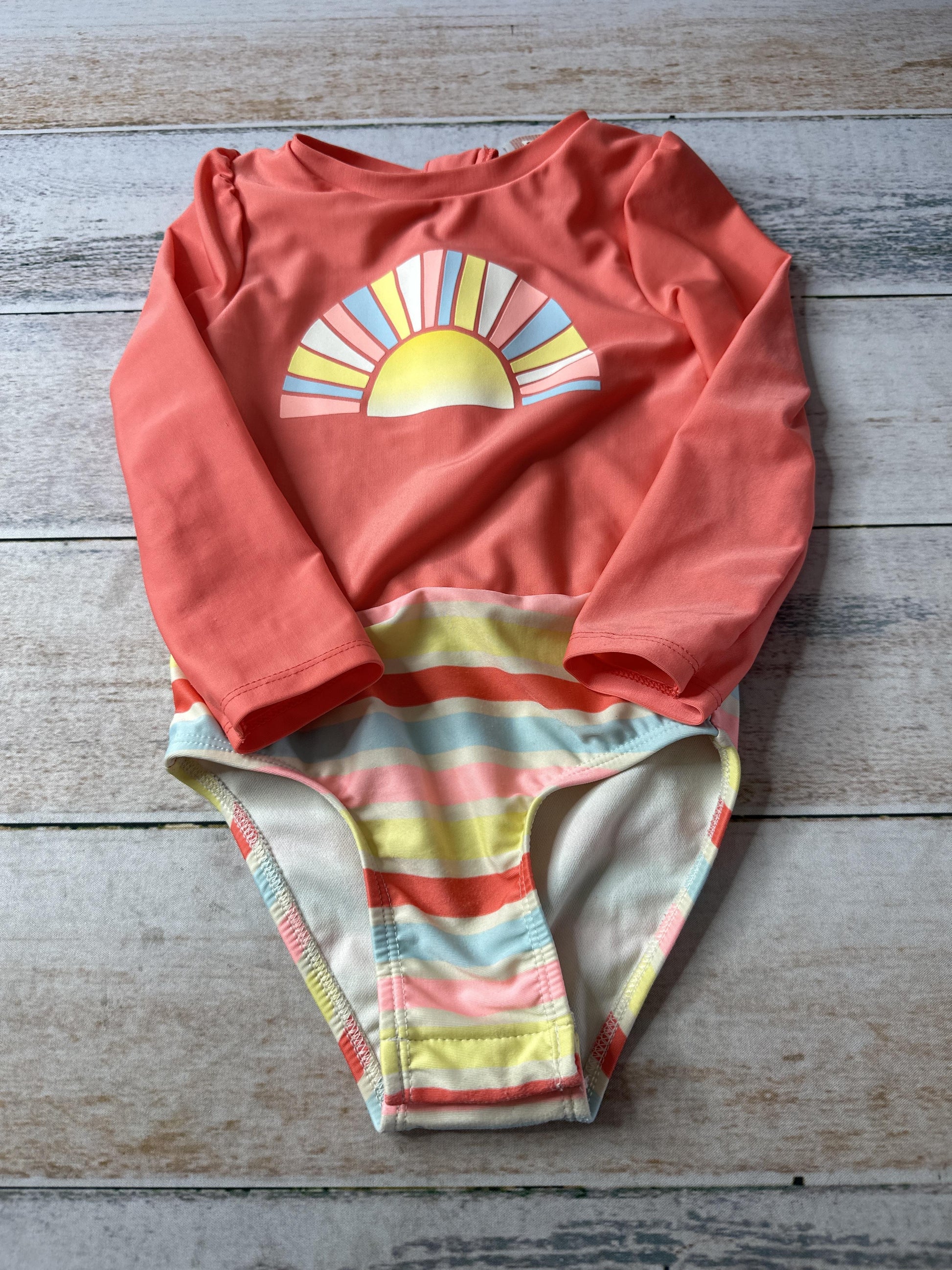Cat & Jack Girls Stripe | Sun Swimwear Size: 3T Stripe | Sun