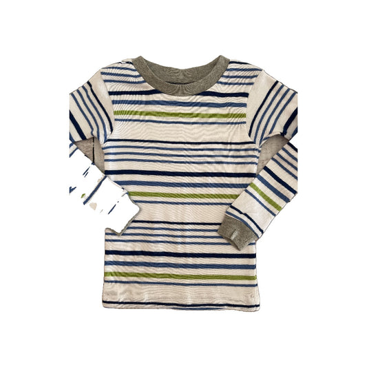 Burt's Bees Boys Stripe Pajamas Size: 2T Stripe