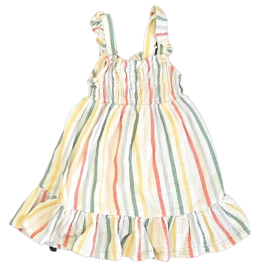 Hanna Andersson Girls Stripe Dress Size: 3T Stripe