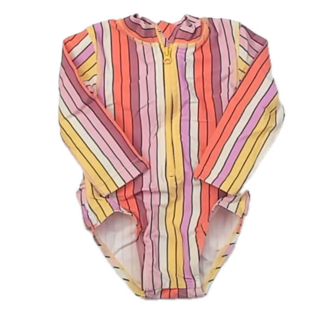 Cotton ON Girls Stripe 1-piece Swimsuit Size: 3-6 Months Stripe