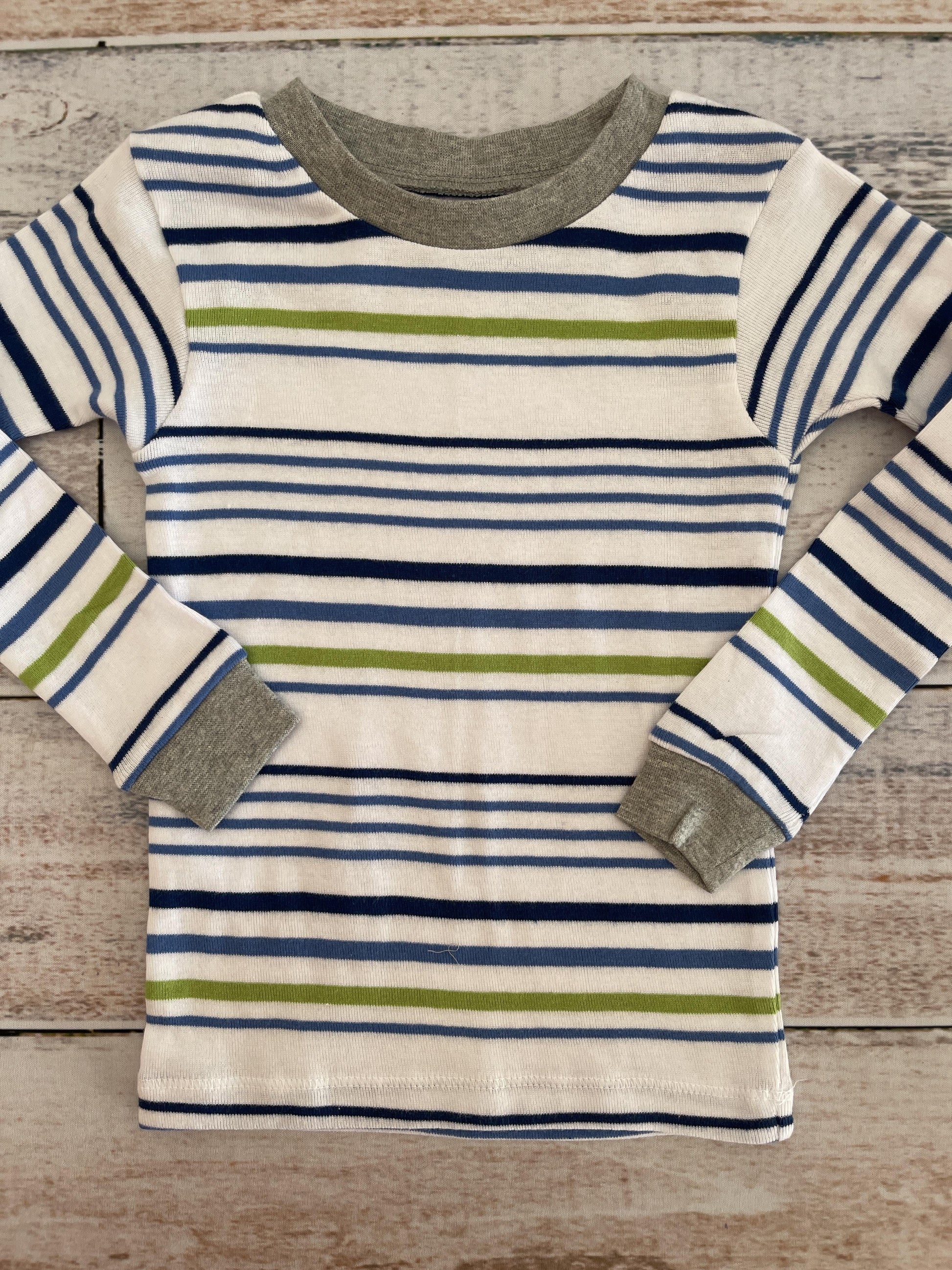 Burt's Bees Boys Stripe Pajamas Size: 2T Stripe