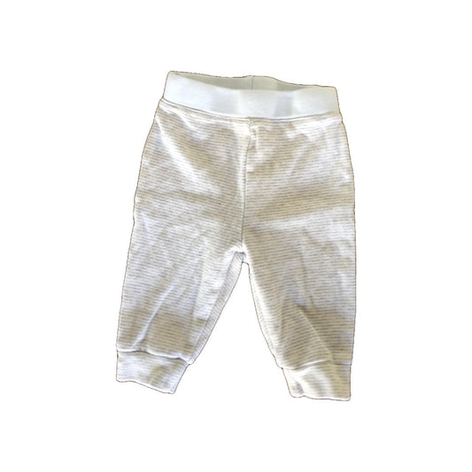 First Impressions Girls Striped | Grey | White Pants Size: 0-3 months Striped | Grey | White