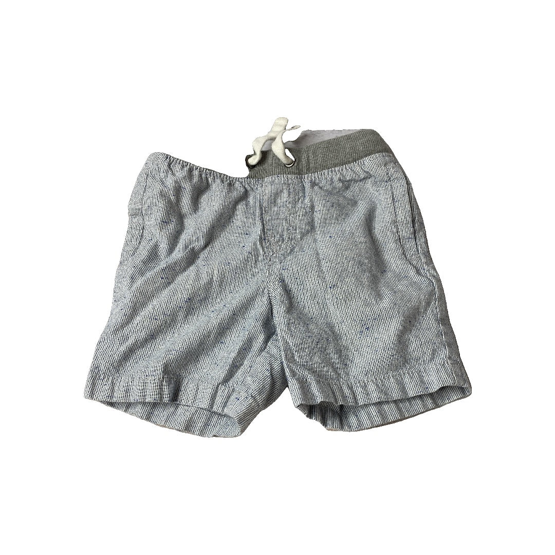 Cat & Jack Boys Striped | Navy Blue | White Shorts Size: 2 years Striped | Navy Blue | White
