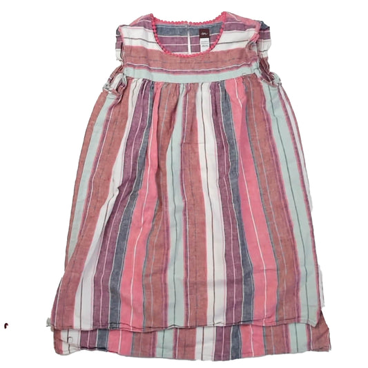 Tea Collection Girls Striped Dress Size: 12 Years Striped
