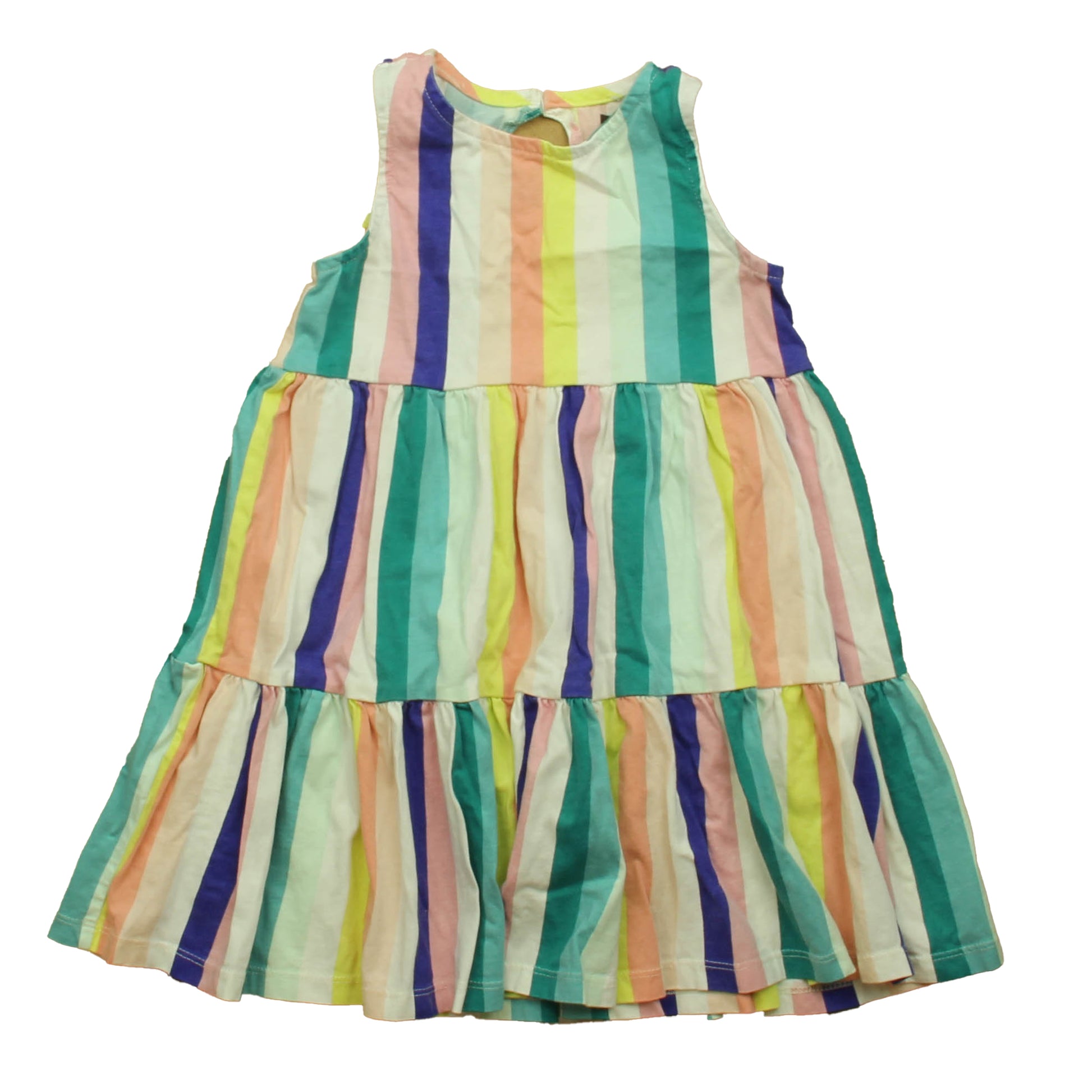 Tea Collection Girls Striped Dress Size: 4T Striped