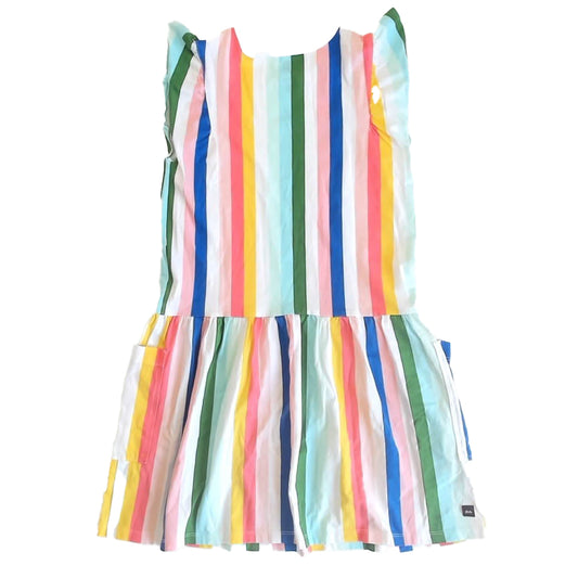Tea Collection Girls Striped Dress Size: 10 Years Striped