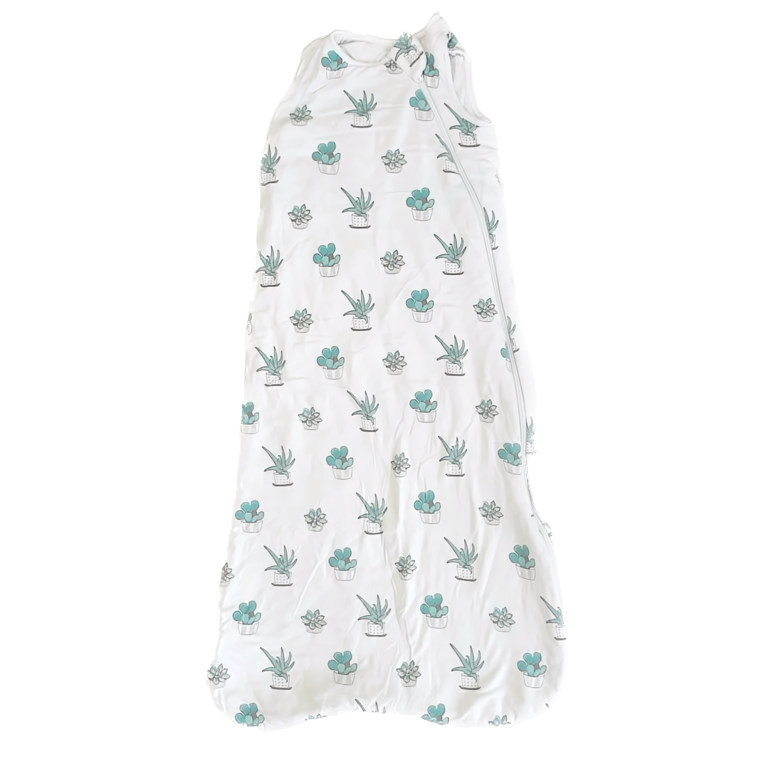 Kyte Unisex Succulents Sleepsack Size: 18-24 Months Succulents