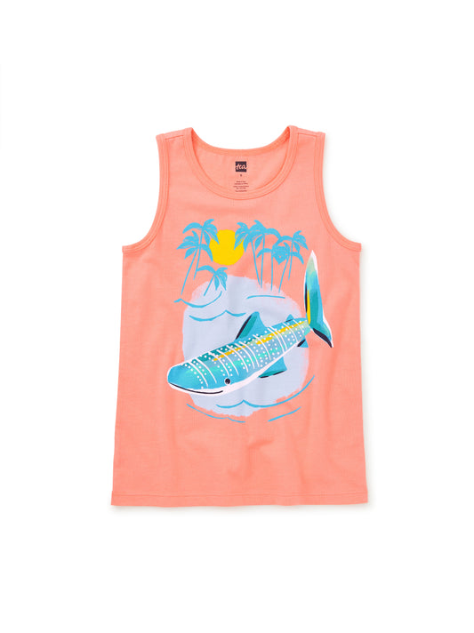 Tea Collection Girls Sunset Pink Tank Top Size: 7 Years Sunset Pink