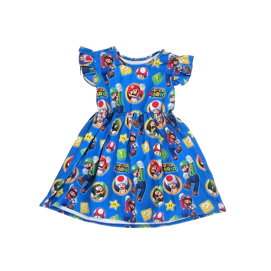 Unknown Girls Super Mario Dress Size: *5-6Y Super Mario
