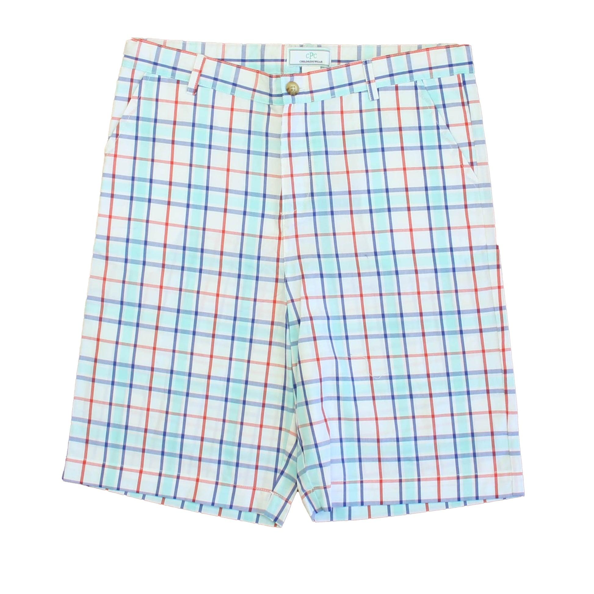 Classic Prep Boys Surfs Up Plaid Shorts Size: 6-14 Years Surfs Up Plaid