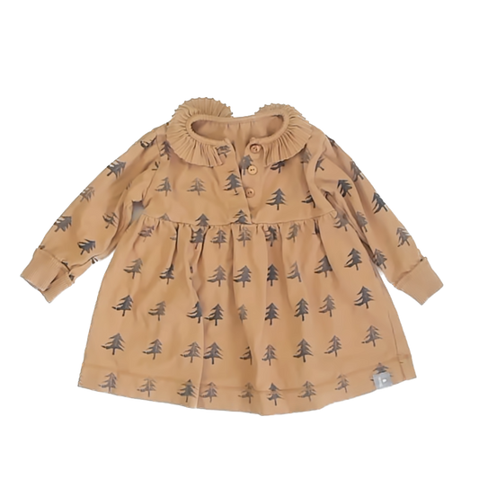 Snug Girls Tan | Black Dress Size: 9 Months Tan | Black