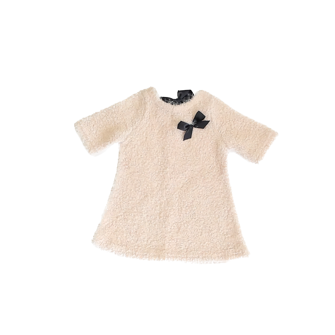 Mirabelle Baby Girls Tan | Black Dress Size: 3T Tan | Black