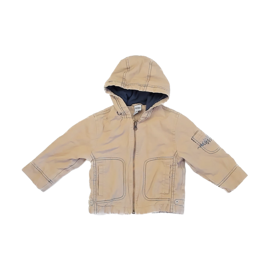 Old Navy Girls Tan | Blue Jacket Size: 2T Tan | Blue