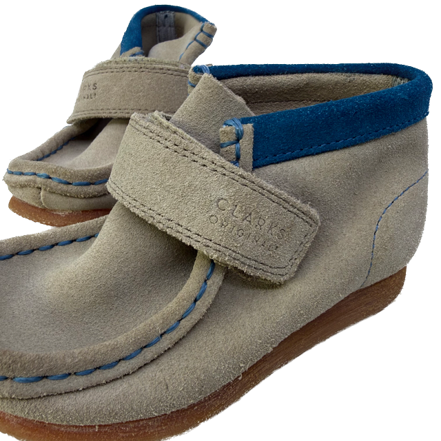 Clarks Boys Tan | Blue Boots Size: 6.5-7 Toddler Tan | Blue
