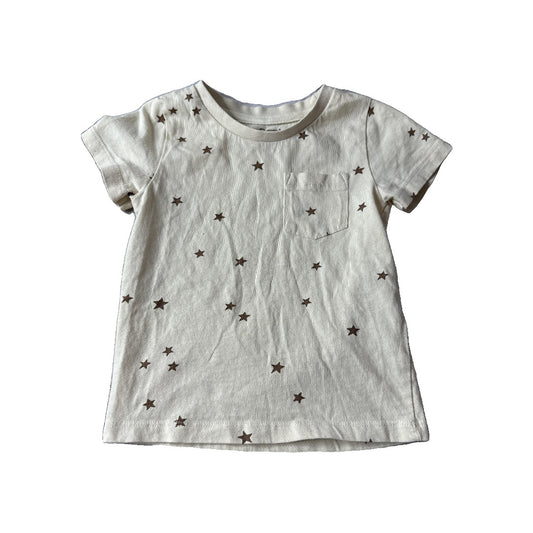 Colored Organics Unisex Tan | Brown | Stars T-Shirt Size: 2T Tan | Brown | Stars