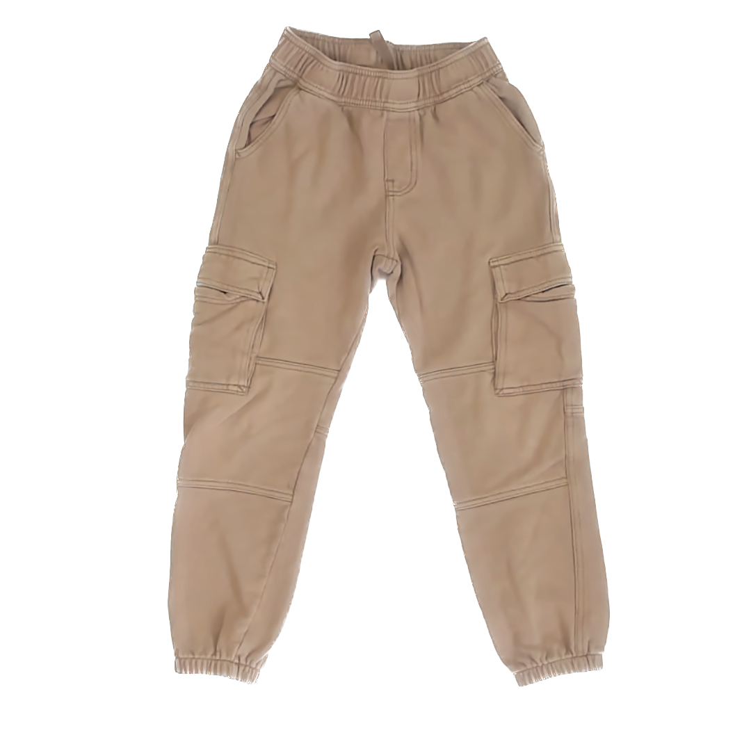 Tea Collection Boys Tan Brown Casual Pants Size: 7 Years Tan Brown