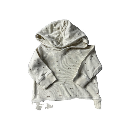 Colored Organics Unisex Tan | cream dots Sweatshirt Size: 6-12 months Tan | cream dots