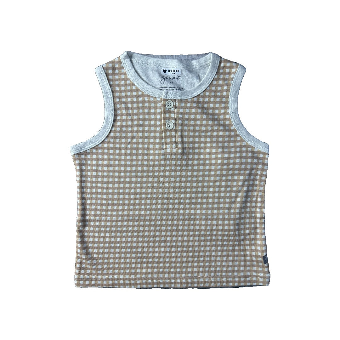 Unisex Tan | cream Tank Top Size: 4T Tan | cream