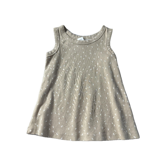 Colored Organics Unisex Tan | Dots Romper Size: 18-24 months Tan | Dots
