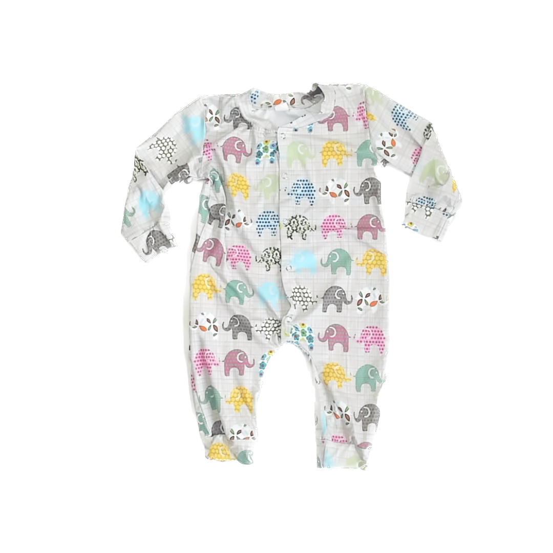 Unknown Unisex Tan | Elephants Apparel Sets Size: 24 Months Tan | Elephants