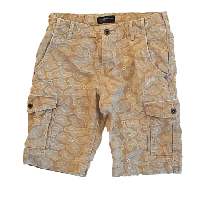 Scotch Shrunk Boys Tan | Green Shorts Size: 12 Years Tan | Green