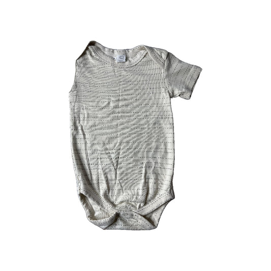 Colored Organics Unisex Tan | Grey | Dots Onesie Size: 18-24 months Tan | Grey | Dots