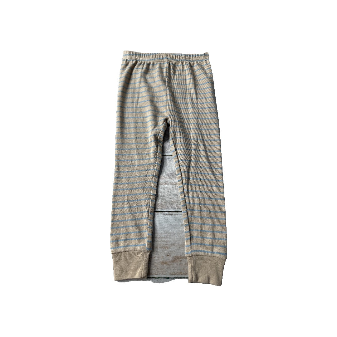 Carters Unisex Tan | Light Blue Pajamas Size: 2T Tan | Light Blue