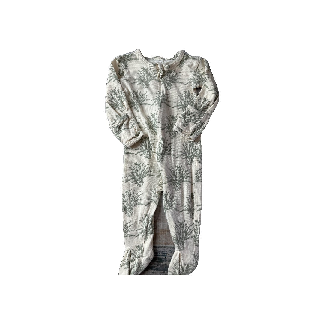 Kate Quinn Unisex Tan | Olive Long Sleeve Outfit Size: 6-9 months Tan | Olive