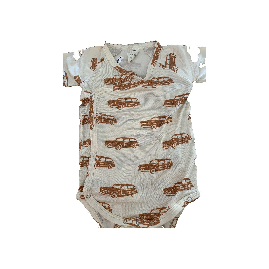 Kate Quinn Boys Tan | orange Onesie Size: 6-12 months Tan | orange