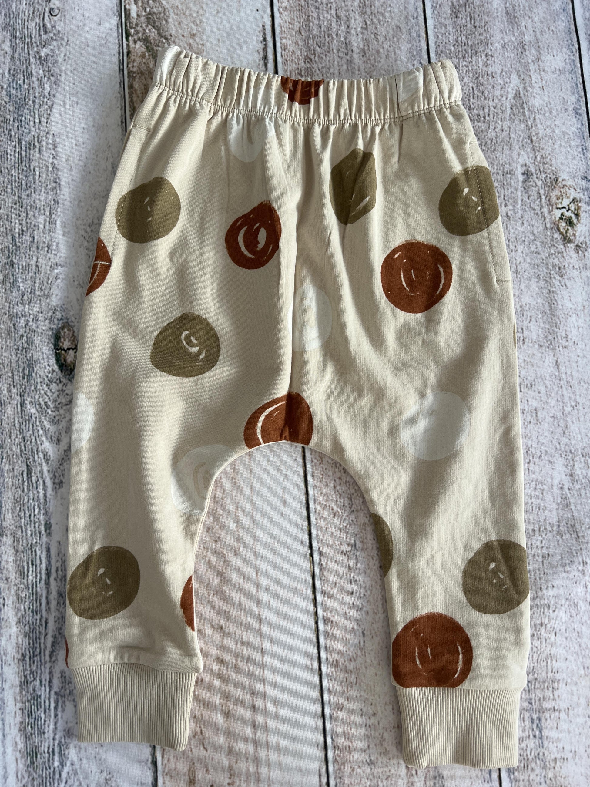 Open Edit Unisex Tan | Pattern Pants Size: 3T Tan | Pattern