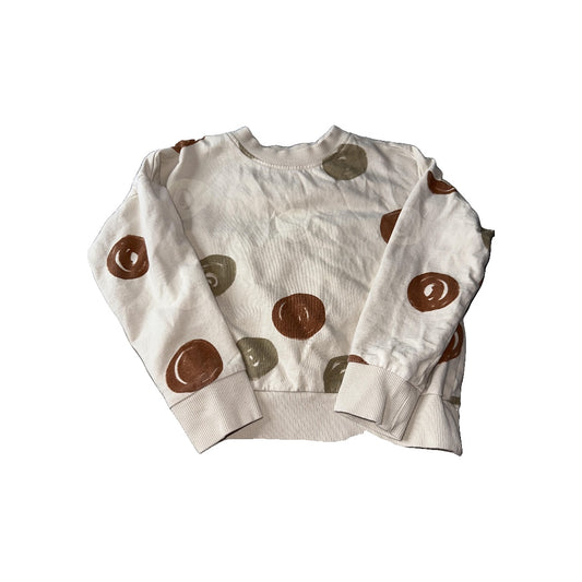 Open Edit Unisex Tan | Pattern Sweatshirt Size: 3T Tan | Pattern