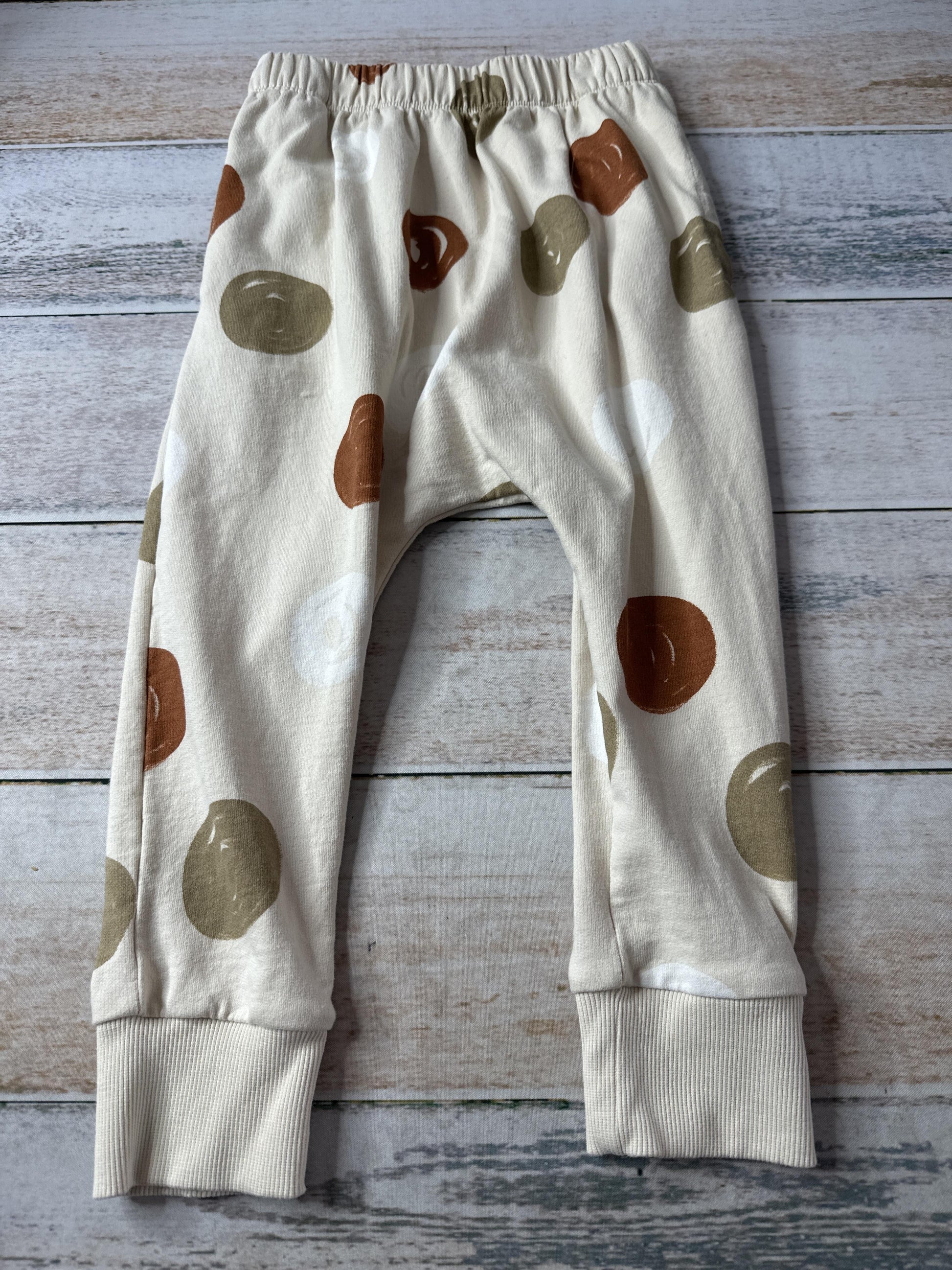 Open Edit Girls Tan | Pattern Pants Size: 4T Tan | Pattern