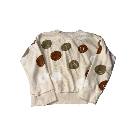 Open Edit Unisex Tan | Pattern Sweatshirt Size: 4T Tan | Pattern