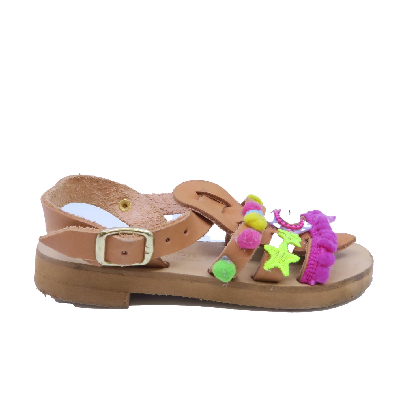 Unknown Brand Girls Tan | Pink Sandals Size: 4 Infant Tan | Pink