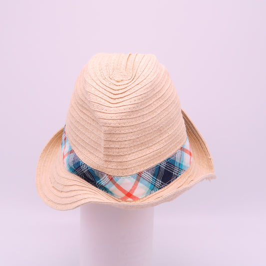 Gymboree Boys Tan | Plaid Hat Size: 6-12 Months Tan | Plaid