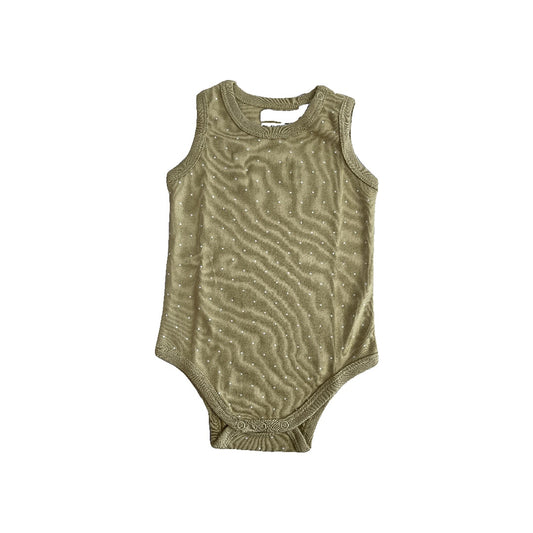 Jamie Kay Girls Tan | polka dot Tank Top Size: 12 months Tan | polka dot