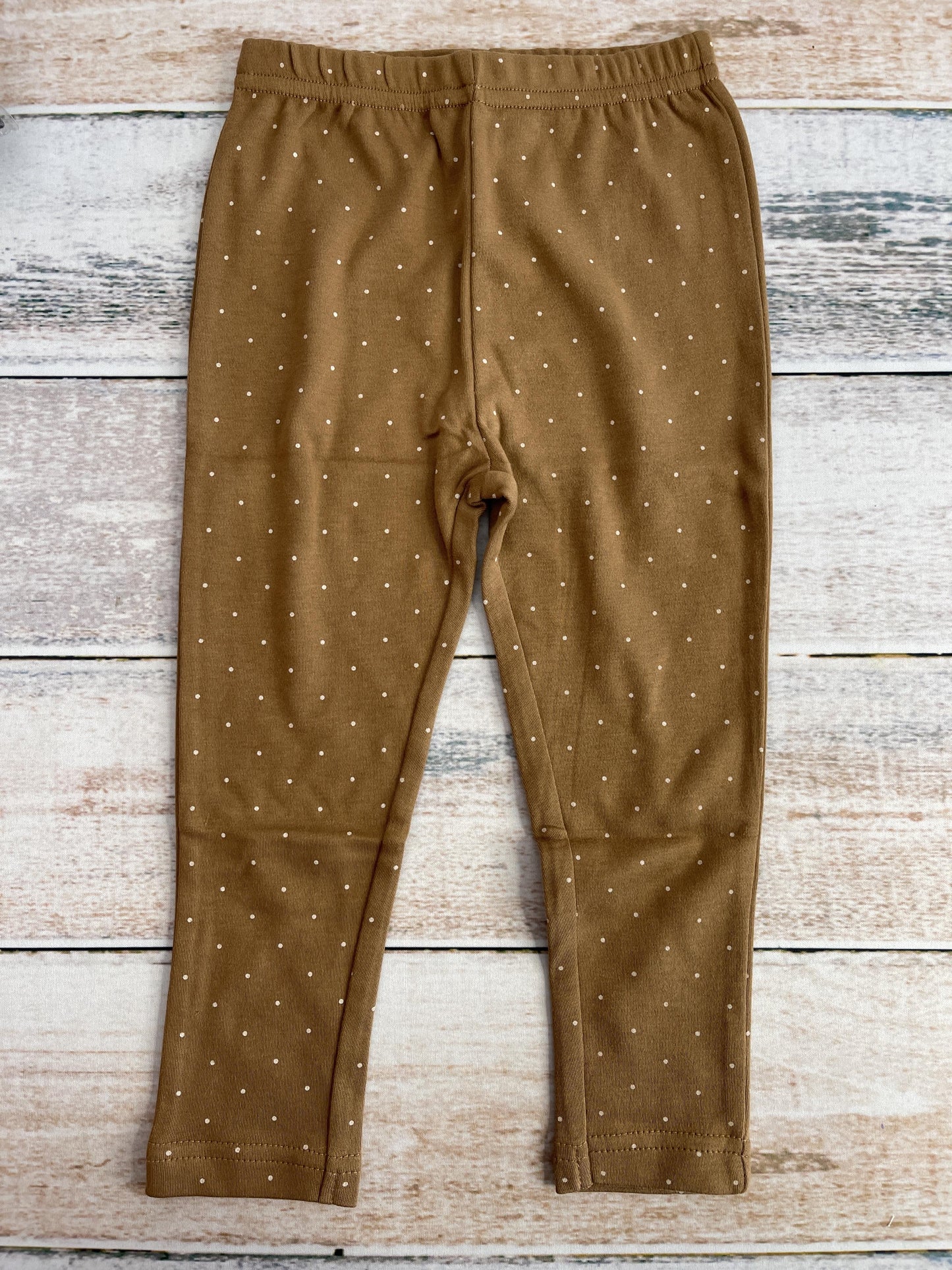 Jamie Kay Unisex Tan | polka dot Pajamas Size: 2T Tan | polka dot