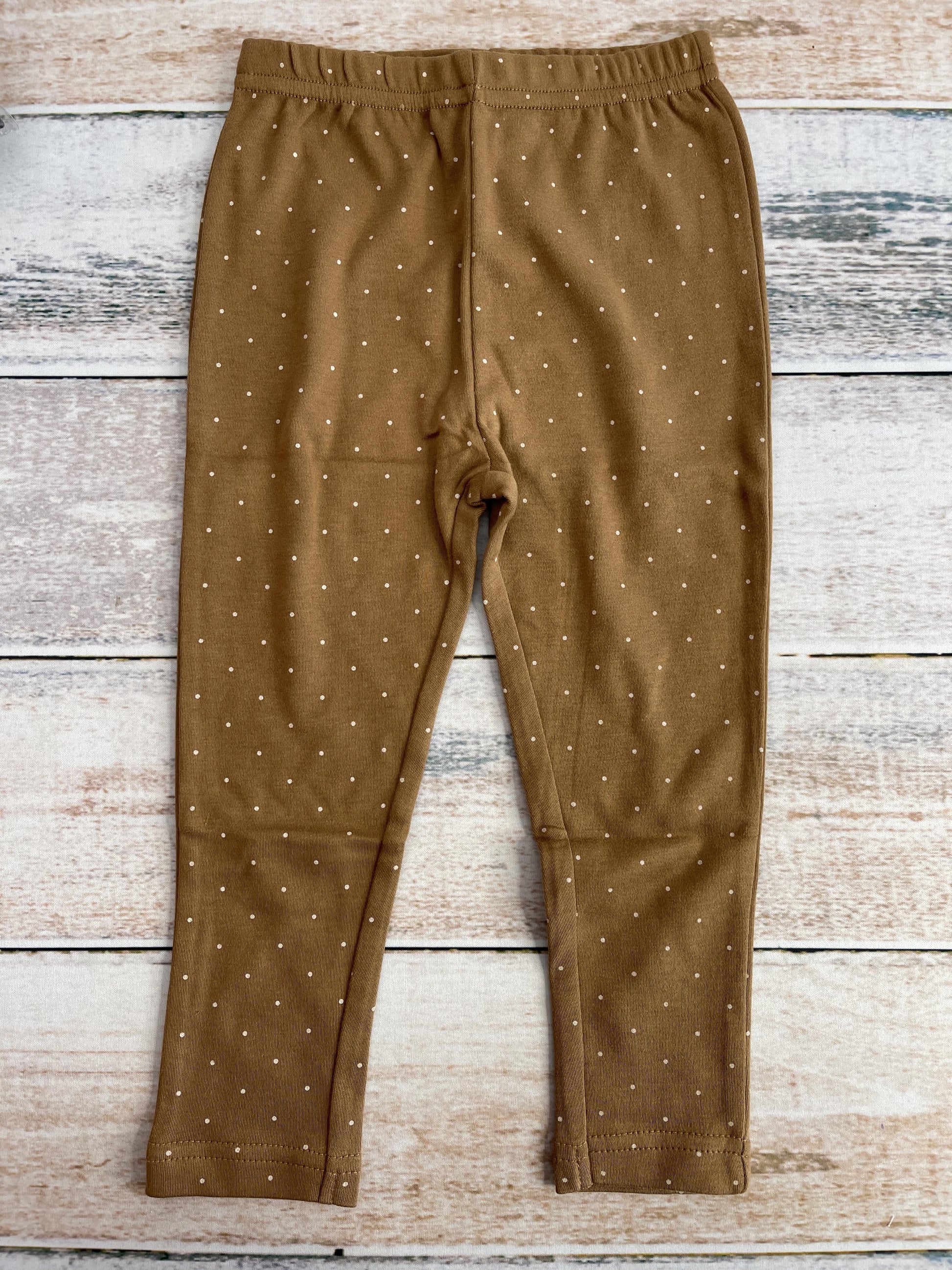 Jamie Kay Unisex Tan | polka dot Pajamas Size: 2T Tan | polka dot