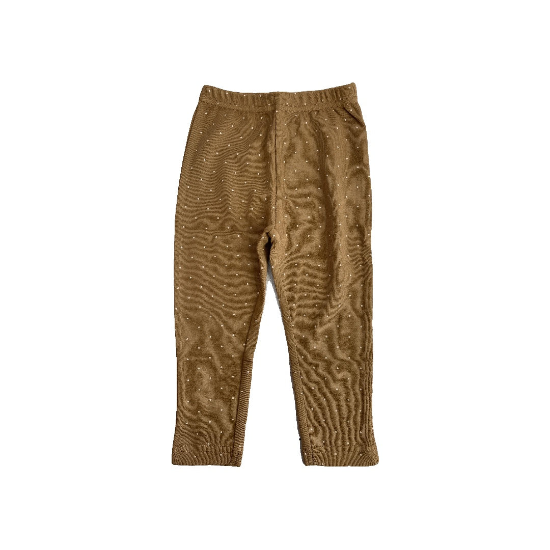 Jamie Kay Unisex Tan | polka dot Pajamas Size: 12 months Tan | polka dot