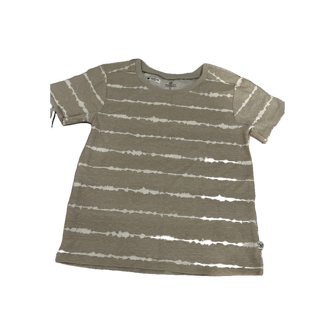 Honest co Unisex Tan | Tie Dye T-Shirt Size: 3T Tan | Tie Dye