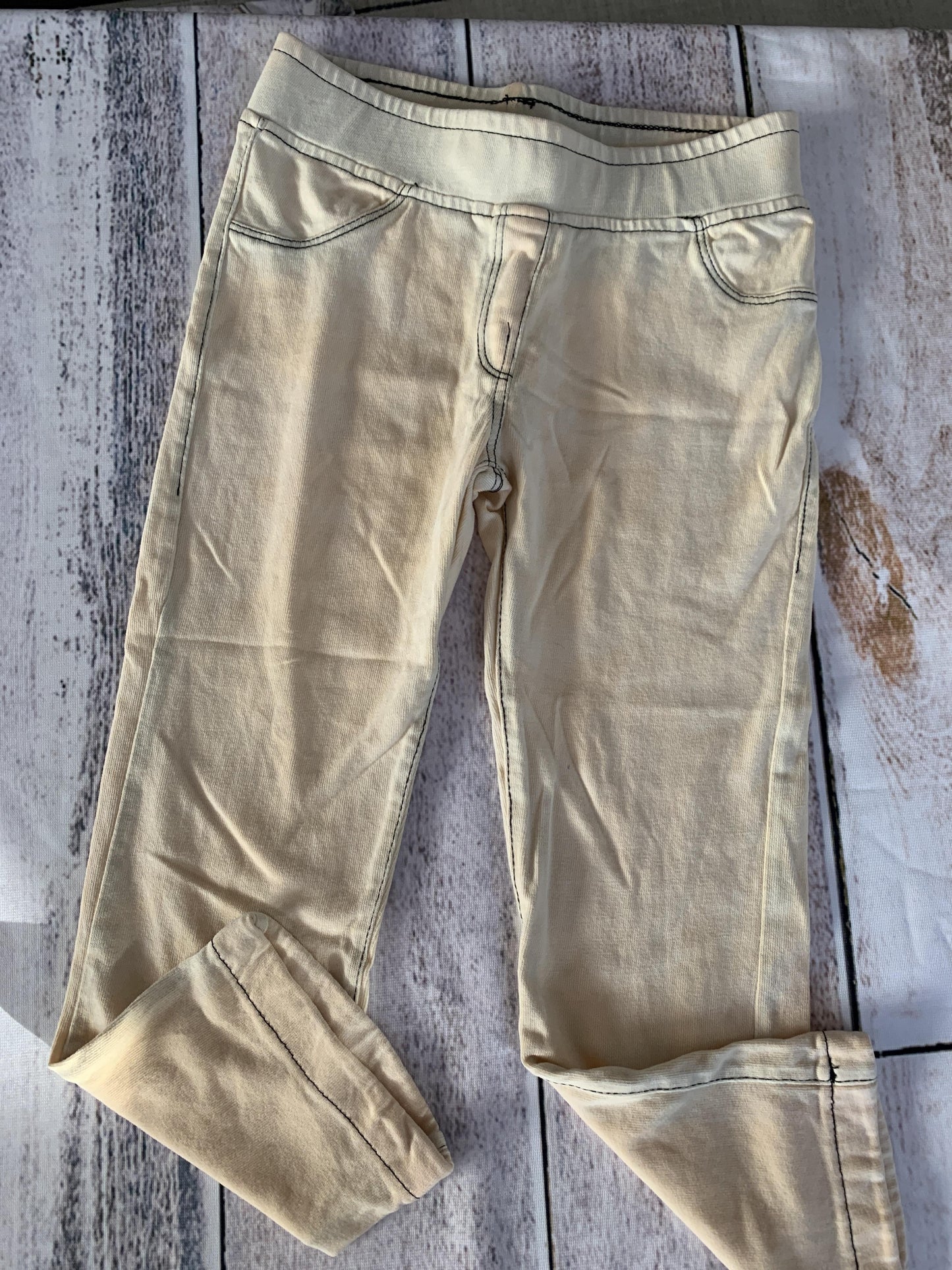 Kidential Girls Tan | Tie Dye Pants Size: 3T Tan | Tie Dye