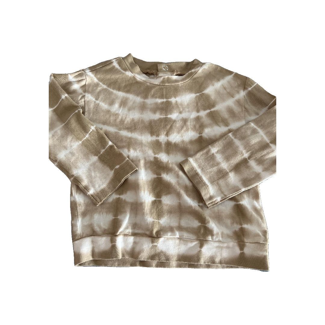 Focus Boys Tan | White | Tie Dye Sweater Size: 18 months Tan | White | Tie Dye