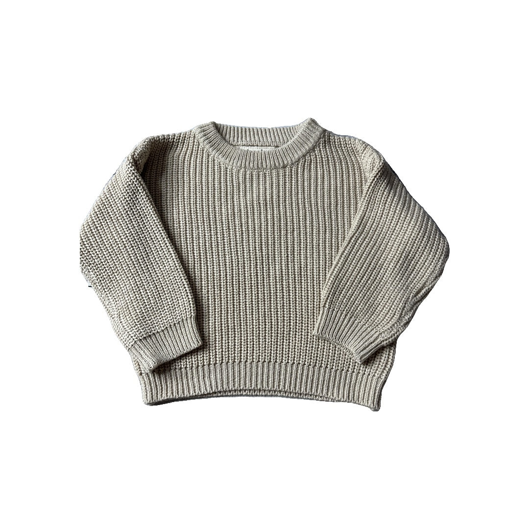 Tan Unisex Tan Sweater Size: 2-4 Years Tan