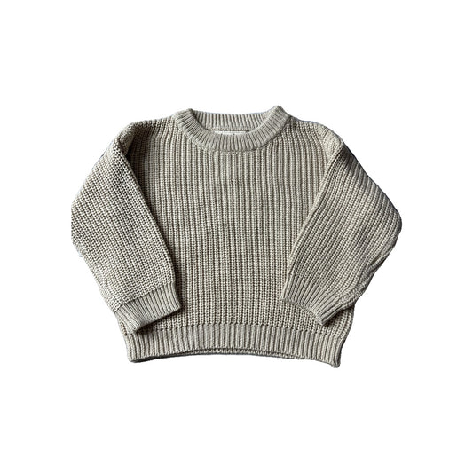 Tan Unisex Tan Sweater Size: 2-4 Years Tan