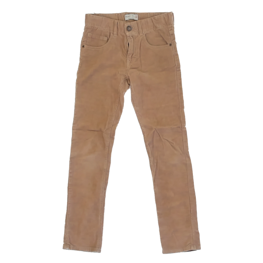 Zara Boys Tan Corduroy Pants Size: 7 - 8 Years Tan