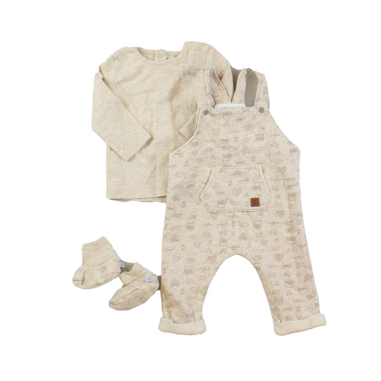 Absorba Boys Tan Apparel Sets Size: 6 Months Tan
