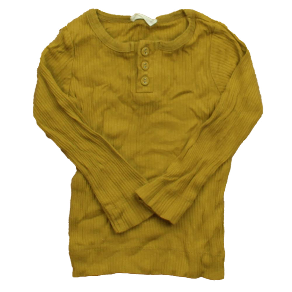 Jamie Kay Unisex Tan Long Sleeve Shirt Size: 12 Months Tan